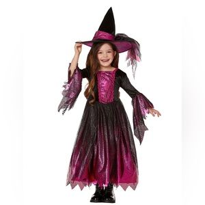 Toddler shimmer witch Halloween costume LIKE NEW